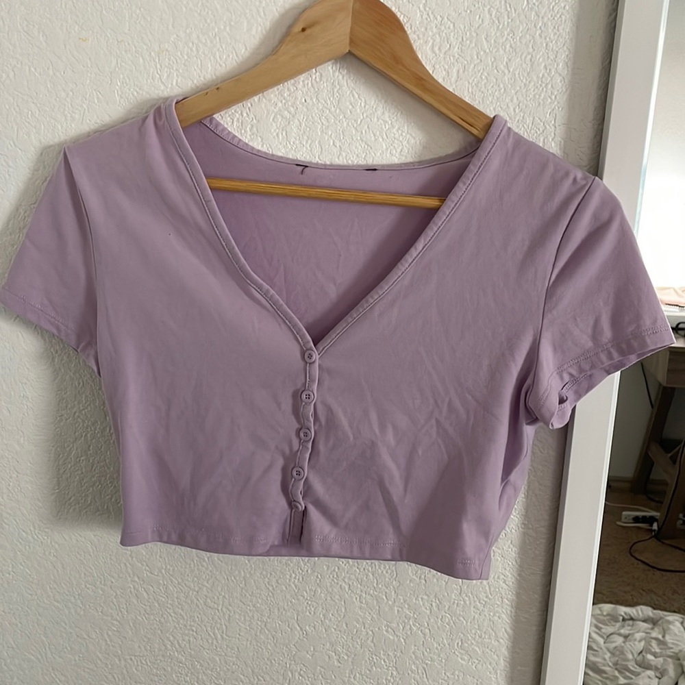 cute purple crop